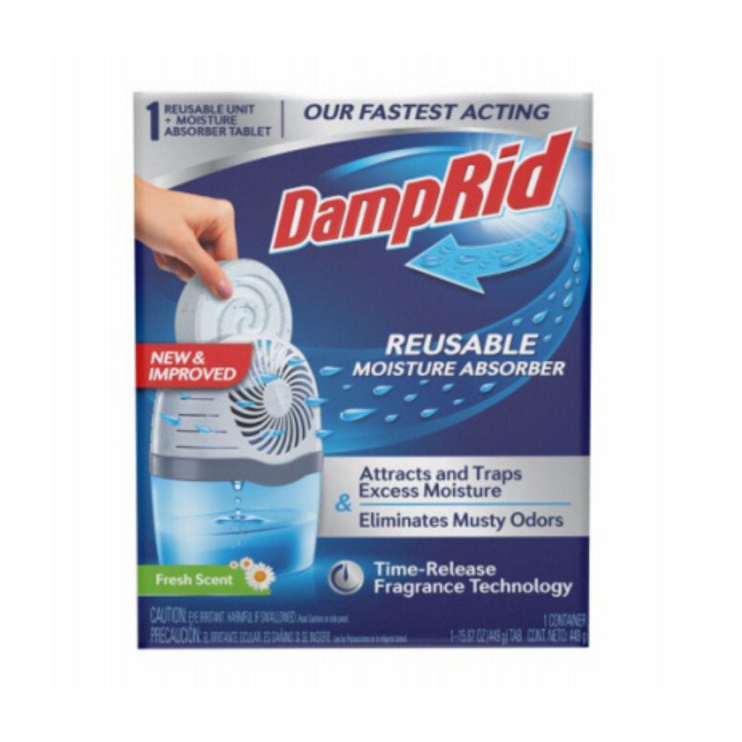 DAMPRID Moisture Absorber, Tablet System, 15 oz.