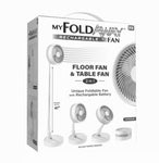 My Foldaway Rechargeable Fan, 3 Speeds, Expands Up to 40-In.