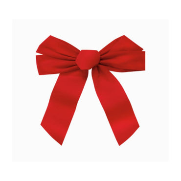 11"X16" RED VELVET BOW