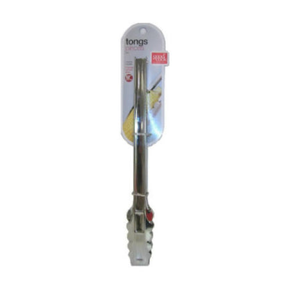 Chrome-Plated Tongs, 12 In.