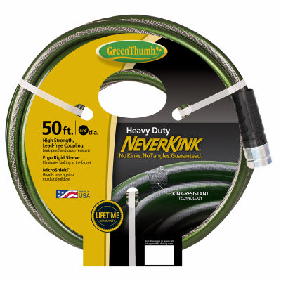 NeverKink Garden Hose, Heavy-Duty, 5/8-In. x 50-Ft.