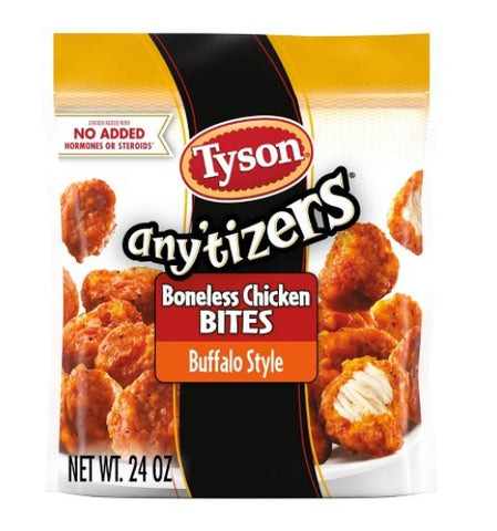 Tyson Any'tizers Buffalo Style Boneless Chicken Bites - Frozen - 24oz / 8