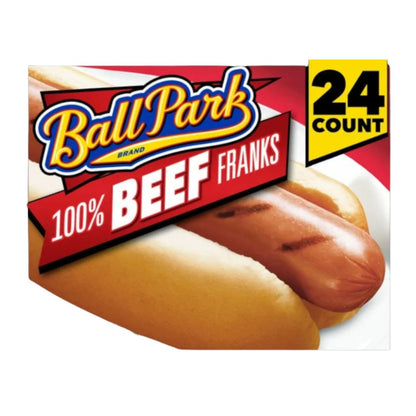 BALL PARK BEEF FRANKS 24CT /45OZ / 9 / CS