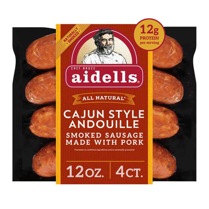 AIDEL PORK CAJUN LINKS 12OZ