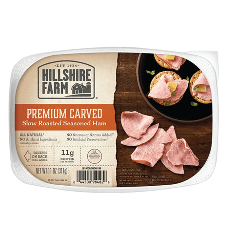HILLSHIRE Carved Slow Roasted Seasoned Ham Lunch Meat 11 OZ / 1