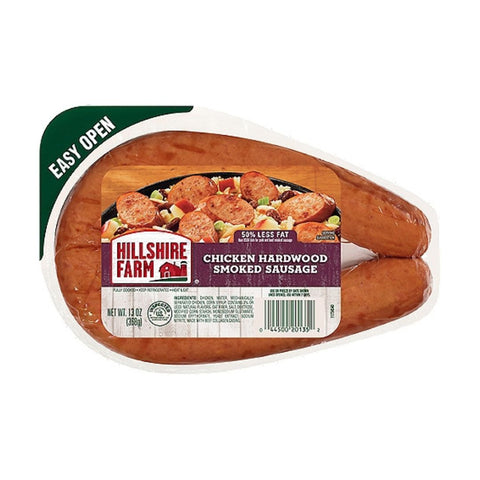 HILLSHIRE CHICKEN HARDWOOD SMOKED SAUSAGE 13OZ