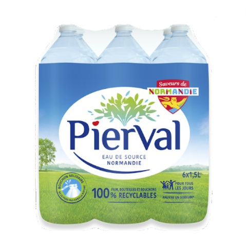WATER PIERVAL 1.5L / 6 PET