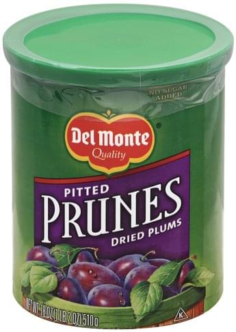 DEL MONTE PRUNES PITTED CAN 16OZ x 12Pack