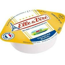 ELLE & VIRE UNSALTED BUTTER MICROCUP 100X 10G