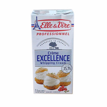 ELLE & VIRE WHIPPING CREAM 35% 50cl x 12 Pack