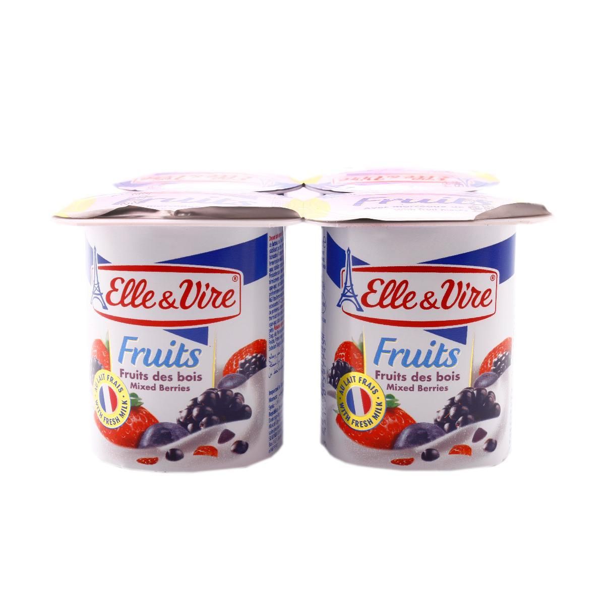 ELLE & VIRE FRUIT MIX BERRY 6 /4 / 125G