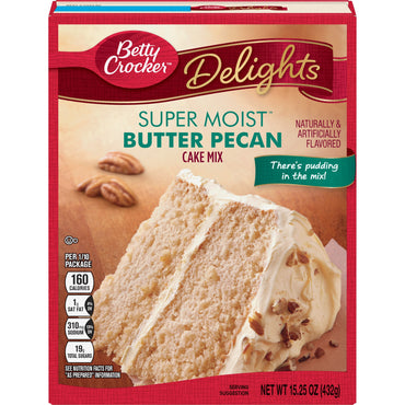 BETTY CROCKER SUPREME BUTTER PECAN (12 x 15.25 oz)