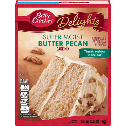 BETTY CROCKER SUPREME BUTTER PECAN (12 x 15.25 oz)