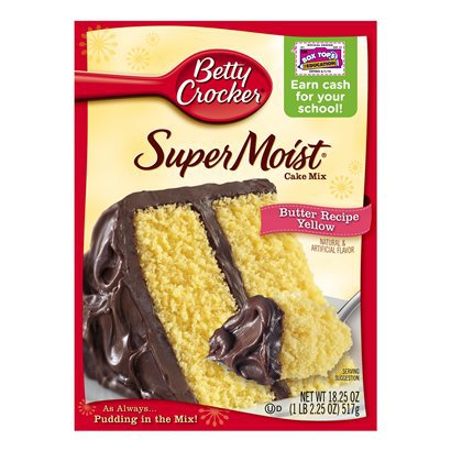 SUPER MOIST BUTTER RECIPE15.25OZ/12/CS