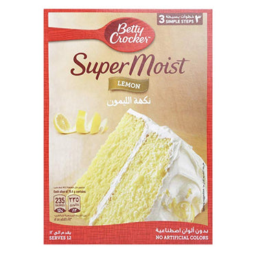 BETTY CROCKER CAKE MIX LEMON 15.25oz x 12Pack