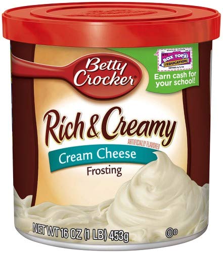 BETTY CROCKER CREAM CHEESE FROSTING 16oz x 8