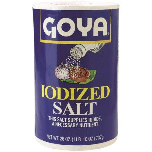 GOYA IODIZED SALT 26OZ / 24
