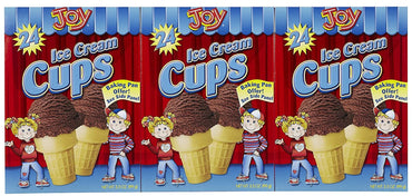 JOY ICECREAM CONE 3.5OZ /12PK