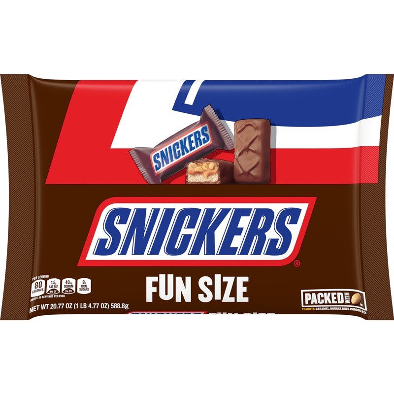 SNICKERS FUNSIZE 3.28 Oz 6 Pack / 24 Case