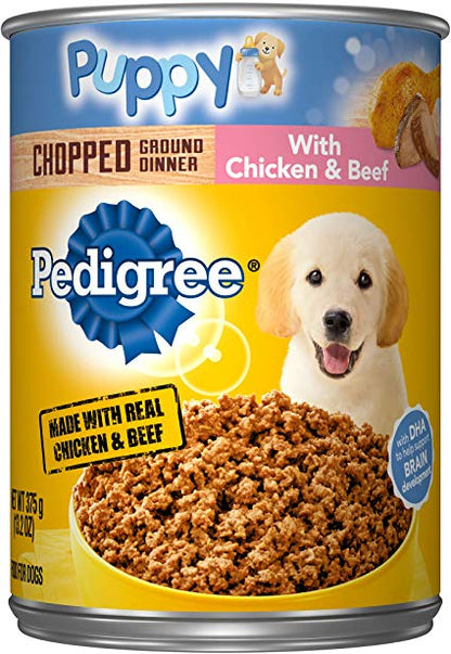 Pedigree Can Puppy With Chicken & Beef 13.2oz 12Ct/Case