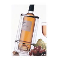 PRODYNE Iceless Wine Cooler, Double Wall, Clear