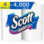 Scott Bathroom Tissues white 1 Ply 12/4 Rolls
