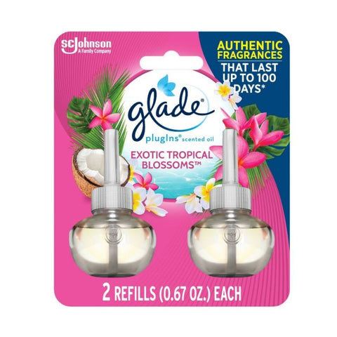 GLADE Plug-In Scented Oil REF TROPICAL BLOSSOMS (6 x 1.34oz)