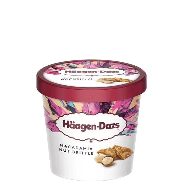 Haagen-Dazs® MINICUP MACADAMIA NUT BRITTLE 24/95ML