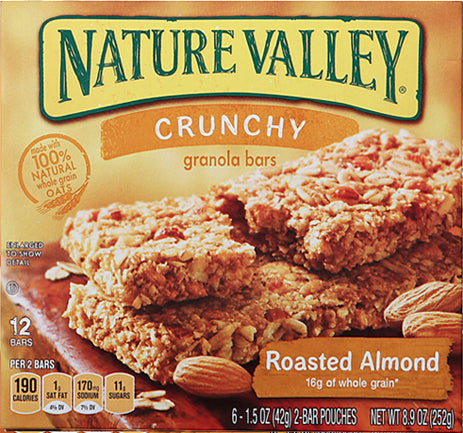 Nature Valley GRANOLA ROASTED ALMOD ( 12 x 8.9 oz )