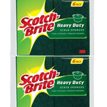 SCOTCH BRITE HEAVY DUTY SCRUB SPONGE 12