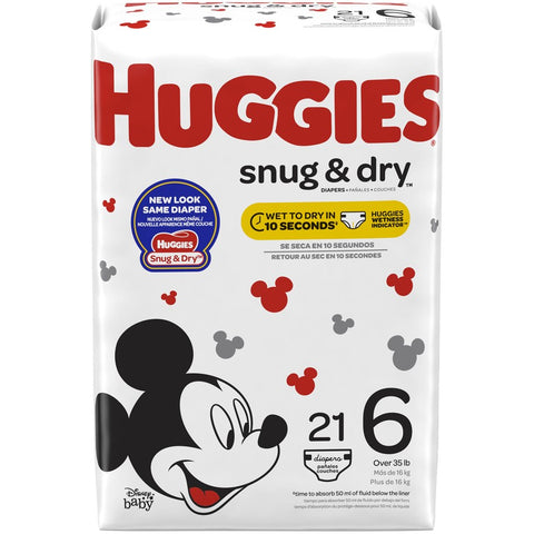 DIAPER HUGGIES JUMB0 S6 21PCx4Pack