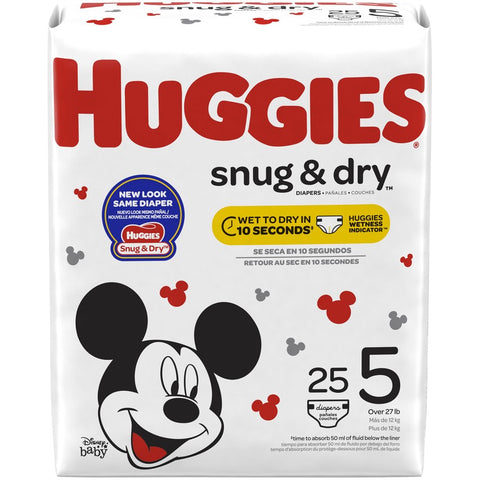 DIAPER HUGGIES JUMB0 S5 25PCx4Pack