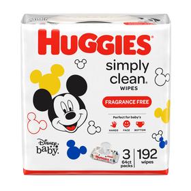 HUGGIES SIMPLY CLEAN WIPES ( 3x192CT )