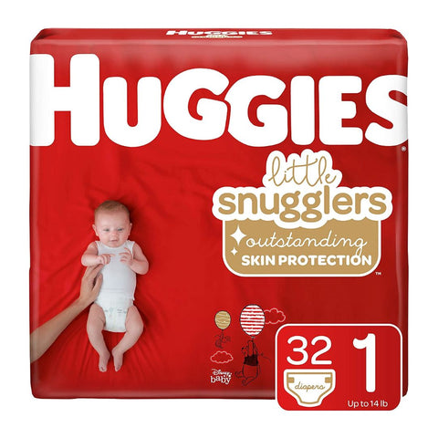 Huggies Diapers Supreme Little Movers Size 1 4X32CT