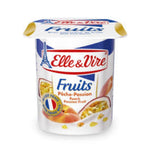 ELLE & VIRE FRUIT PEACH PASSION YOGHURT 125 Grams x 24 Pack