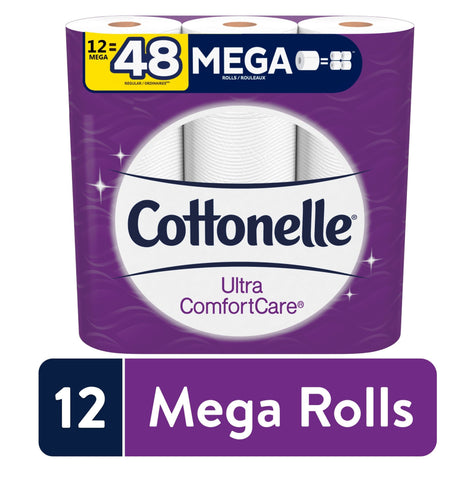 Cottonelle Ultra Comfort Care Soft Toilet Paper 4X12ROLL