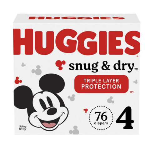 Huggies Snug & Dry Size 4 Giga Jr 1x76