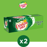 CANADA DRY GINGER ALE, 12 FL OZ CANS, 12 CT (24 PACK) | Divico Cash & Carry Sint Maarten