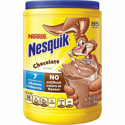 NESQUICK CHOCOLATE POWDER 41.9 OZ