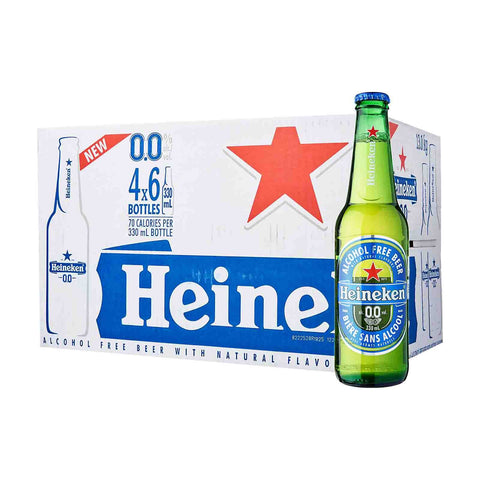 HEINEKEN 0.0 BOTTLE BOX (24 PACK) | Divico Cash & Carry Sint Maarten