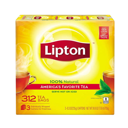 LIPTON TEA BAGS-  312 COUNT