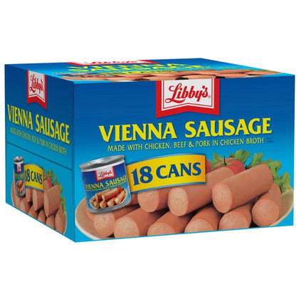 LIBBY'S VIENNA SAUSAGE 4.6oz x 18Pack