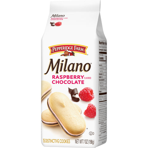 Pepperidge Milano Rasberry 7oz 24Ct/Case