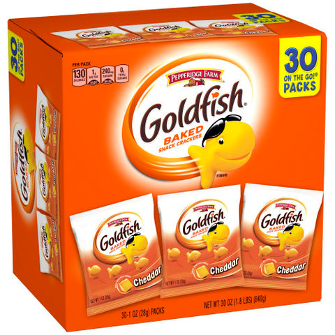 PEPPERIDGE FARM GOLDFISH CHEDDAR  1.5OZ x 30 CT