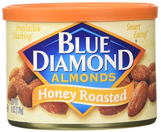 BLUE DIAMOND HONEY ROAST ALMOND 12 X 170G