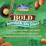 BLUE DIAMOND WASABI SOY ALMONDS 12 X 170G