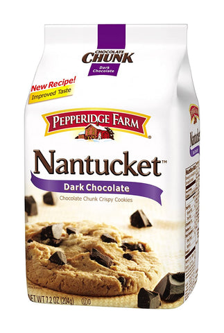 Pepperidge Farm Nantucket Dark Chocolate Cookies 7.2oz - 20ct/case