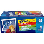 Capri Sun Juice 25% Less Sugar Variety Pack 6oz 40ct