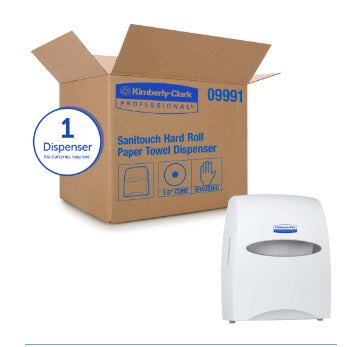 KCP DISPENSER PAPERTOWEL WHITE
