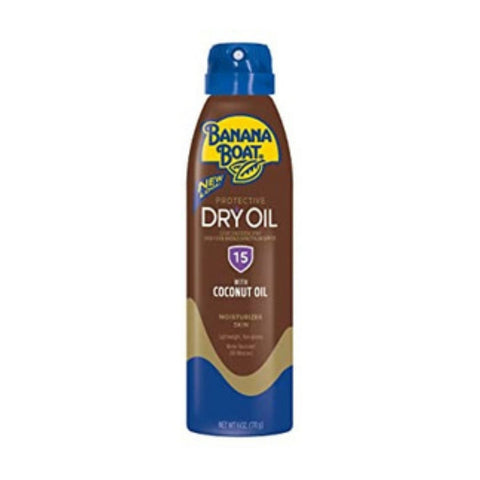 Banana Boat Spray Tanning Dry Oil Ultra Mist Sunscreen SPF8 - 6 oz / 12
